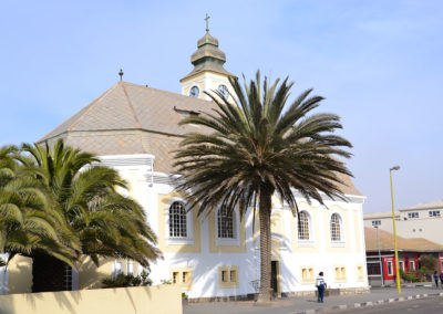 Swakopmund Chiesa Evangelica - Diario di viaggio in Namibia