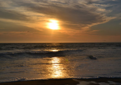 -Tramonto sull'oceano Pellican Point Walvis Bay - Diario di viaggio in Namibia