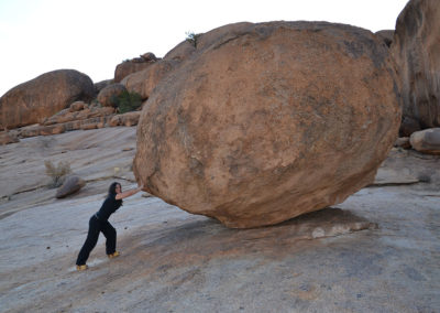 Formazione rocciosa a Bull’s-Party Ameib-Ranch - Diario di viaggio in Namibia
