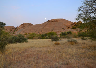 Sera all'Ameib-Ranch Erongo - Diario di viaggio in Namibia