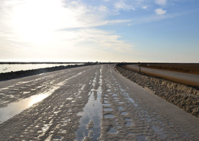 -strada di sale dopo gli stabilimenti Walvis Bay - Diario di viaggio in Namibia