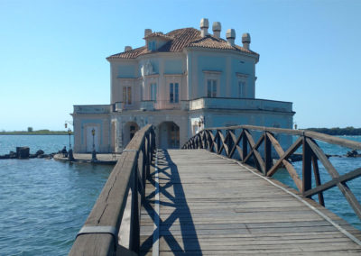 Il pontile per la casina Vanvitelliana
