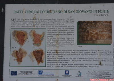 Battistero paleocristiano di San Giovanni in Fonte, Padula