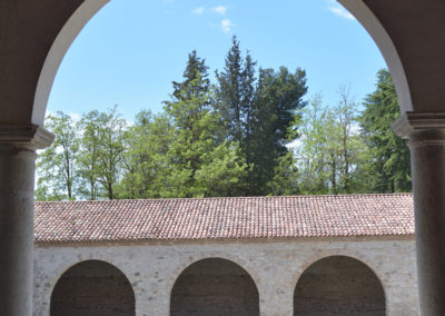 La corte della spezieria alla Certosa di San Lorenzo a Padula