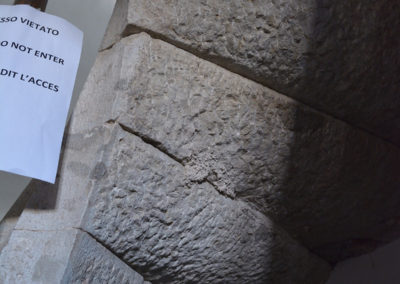 Scala a chiocciola senza sostegno centrale alla Certosa di San Lorenzo a Padula