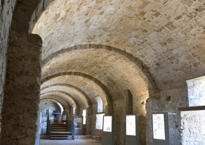 Interni dei magazzini per la conserva di derrate alla Certosa di San Lorenzo a Padula