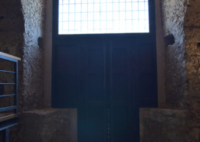 I magazzini per le derrate alimentari Scala a chiocciola senza sostegno centrale alla Certosa di San Lorenzo a Padula