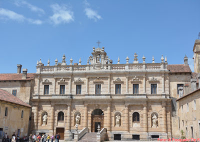 La facciata della Domus Alta della Certosa Di San Lorenzo a Padula