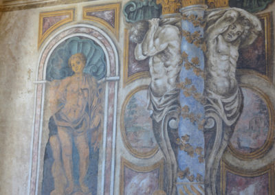 Affreschi nella Casa Alta della Certosa di San Lorenzo a Padula