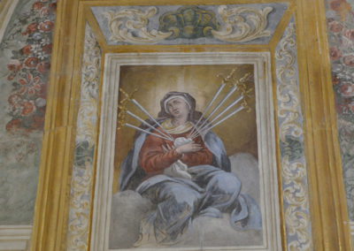 Affreschi nella Casa Alta della Certosa di San Lorenzo a Padula