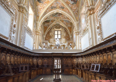La chiesa nella Casa Alta della Certosa di San Lorenzo a Padula