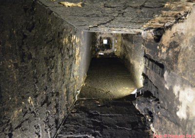 La cappa della fornace nella cucina della Certosa di San Lorenzo a Padula