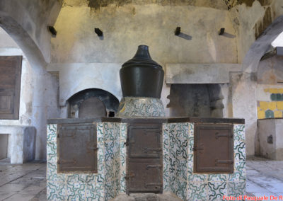 La cappa della fornace nella cucina della Certosa di San Lorenzo a Padula