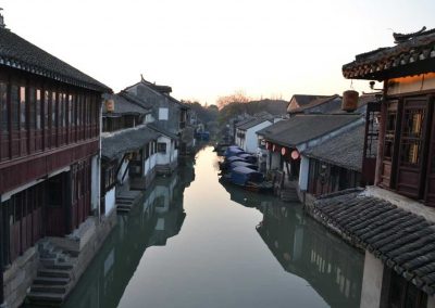 Alba-al-villaggio-di Zhouzhuang
