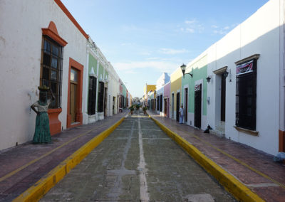Calle-tipica-di-Campeche - Diario di viaggio in Messico