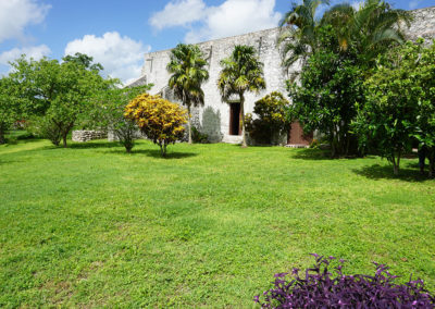 Giardini-interni-dell’-ex-Convento-di-Santiago-Domingo-Uayama -Diario di viaggio in Messico