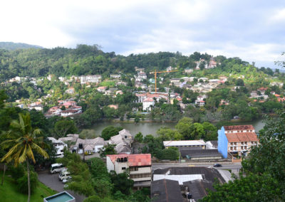Panorama Thilanka hote su Kandy e lago - Diario sdi viaggio in Sri Lanka