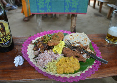 Cibo al villaggio di fango - Diario di viaggio in Sri Lanka