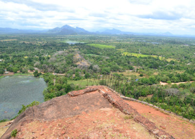 Panorama rocca di Sigiriya - Diario di viaggio in Sri Lanka