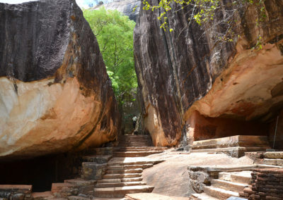 Scale rocca di Sigiriya - Diario di viaggio in Sri Lanka