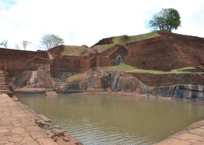 Resto Palazzo Reale rocca di Sigiriya Diario di viaggio in Sri Lanka