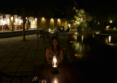 Cena al Chaaya Holiday Habarana - Diario di viaggio in Sri Lanka