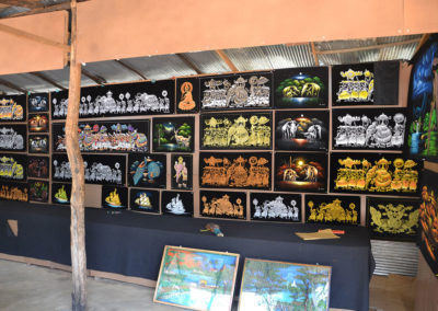 Dipinti-tipici cingalesi Anuradhapura - Diario di viaggio in Sri Lanka