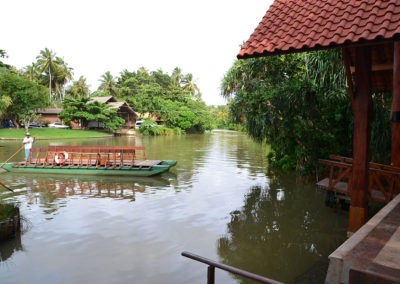 Zattera ingresso Ranweli Holiday Village - Diario di viaggio in Sri Lanka