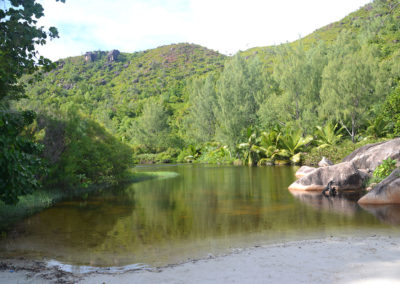 -laghetto Anse Lazio Praslin - Diario di viaggio alle Seichelles