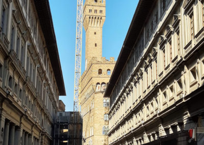 Firenze - cortile degli Uffizi - 3 giorni a Firenze