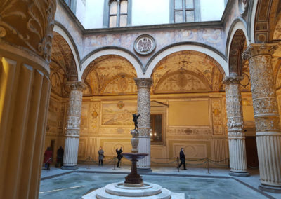 Il cortile di Palazzo vecchio- 3 giorni a Firenze