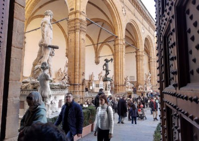 Veduta su piazza della Signoria da palazzo vecchio - 3 giorni a Firenze