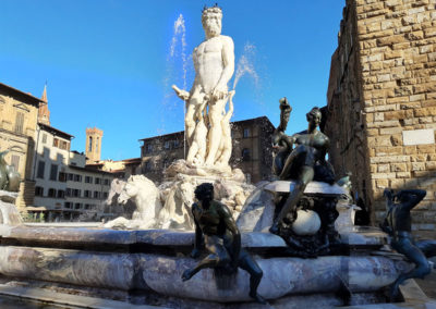 La fontana di Nettuno in piazza della Signoria - 3 giorni a Firenze