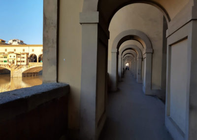 Il corridoio Vasariano all'alba - 3 giorno a Firenze
