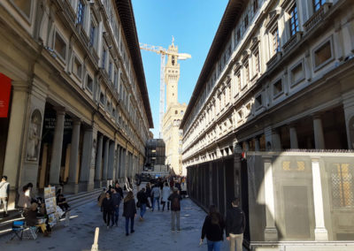 Cortile degli Uffizi - 3 giorni a Firenze