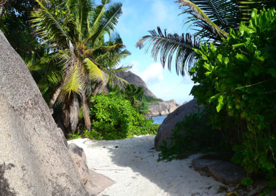 Sentiero per Anse Source d'Argent La-Digue - Diario di viaggio alle Seichelles