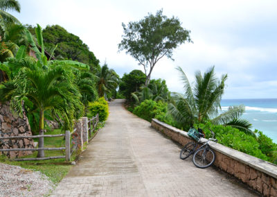 strada nord La Digue - Diario di viaggio alle Seichelles