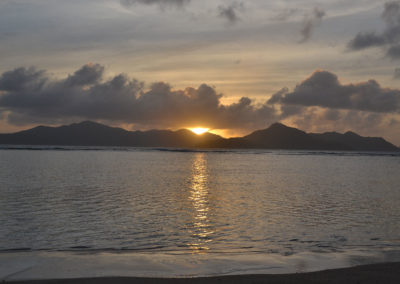 -tramonto La Digue - Diario di viaggio alle Seichelles