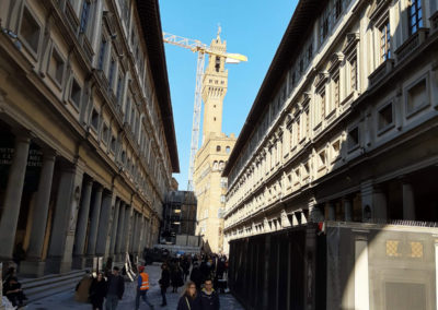 Firenze - cortile degli Uffizi - 3 giorni a Firenze