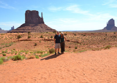 East e West Mitten Buttes Monument Valley - Diario di viaggio in USA