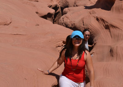 Uscita (dalle viscere della terra) Antelope Canyon Lower Page - Diario di viaggio in USA