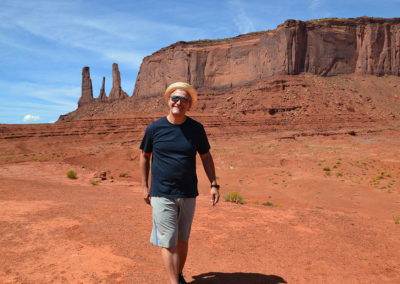 Three Sisters Mitchell Mesa Monument Valley - Diario di viaggio in USA