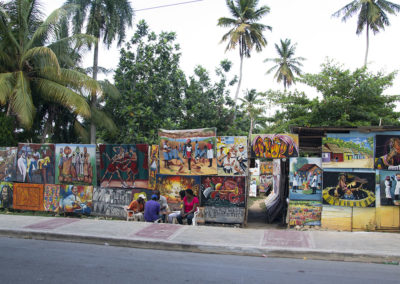 Ristorante sulla spiaggia Playa Coson - Diario di viaggio a Santo Domingo