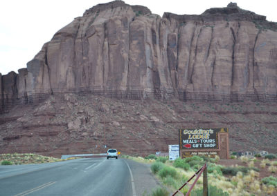 -Arrivo Goulding’s Lodge - Diario di viaggio in USA