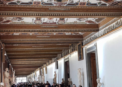 I soffitti nei corridoi degli Uffizi - 3 giorni a Firenze