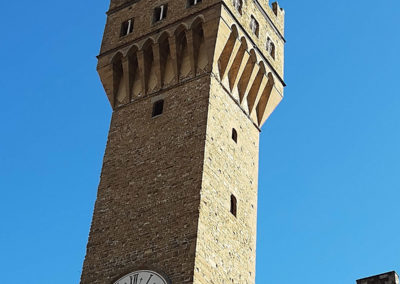 Palazzo vecchio dalla terrazza del bar degli Uffizi - 3 giorni a Firenze