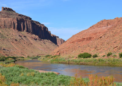 Panorama Colorado UT 128 Moab - Diario di viaggio in USA