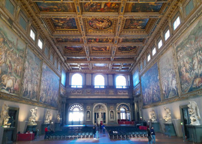 Il salone dei Cinquecento a Palazzo vecchio - 3 giorni a Firenze
