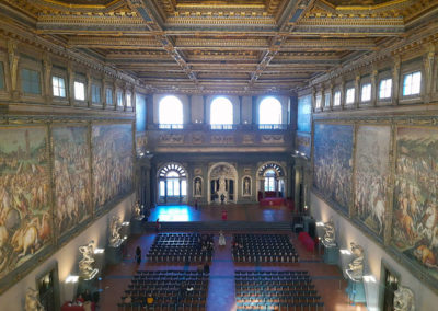 Il salone dei Cinquecento a Palazzo vecchio - 3 giorni a Firenze