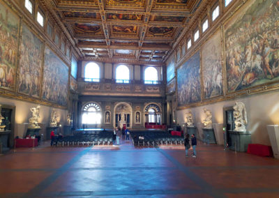 Il salone dei Cinquecento a Palazzo vecchio - 3 giorni a Firenze